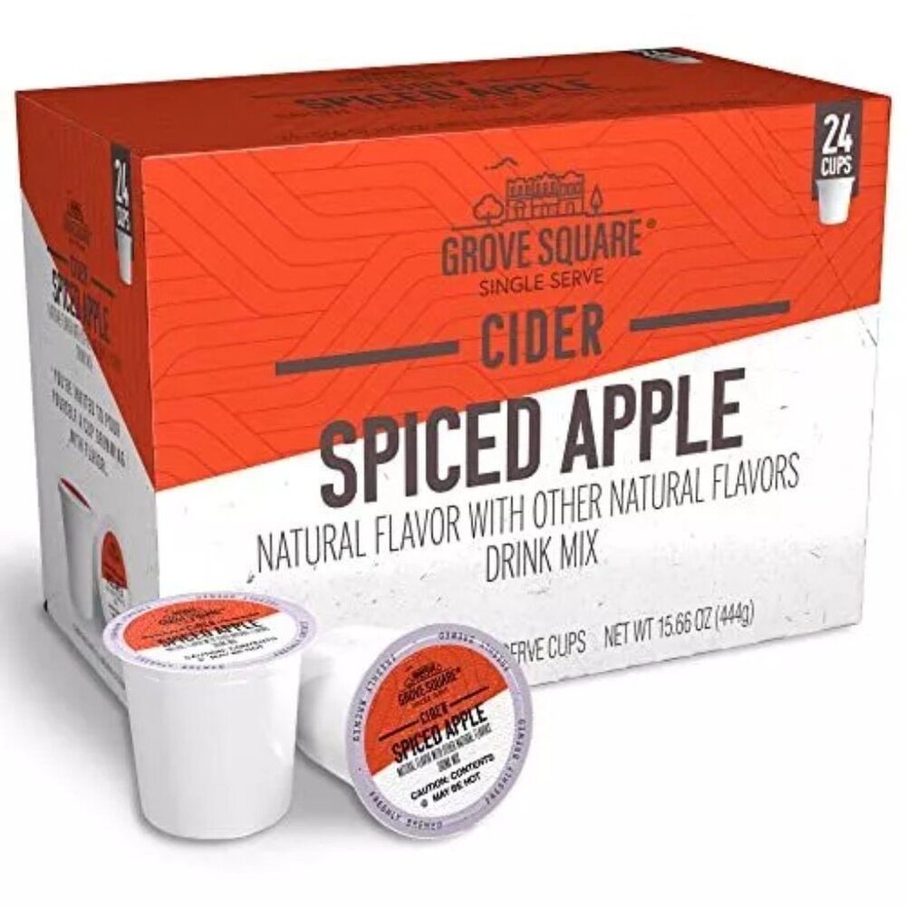 Grove Square Spiced Apple Cider Single Serve Cups 24 Count